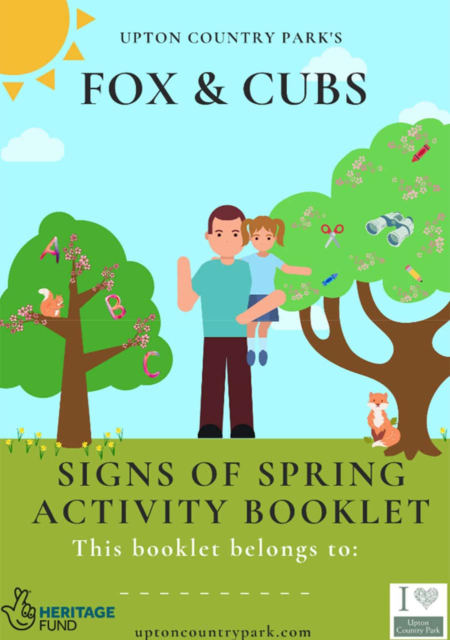 February Fox & Cubs Activity Booklet to print