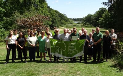 Upton Country Park awarded the coveted Green Flag Award and recognised as one of the country’s best parks