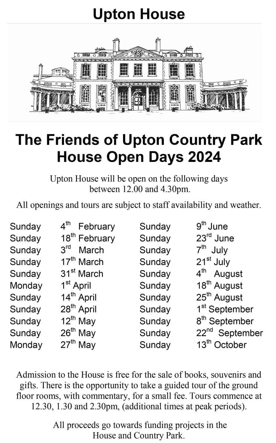 Upton House Open Days Upton Country Park, Poole