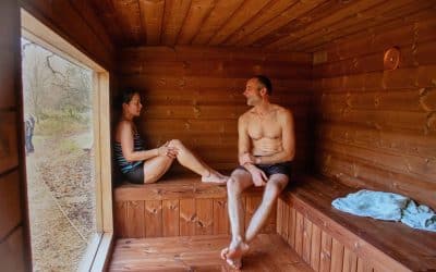 Oak Sauna at Upton Country Park